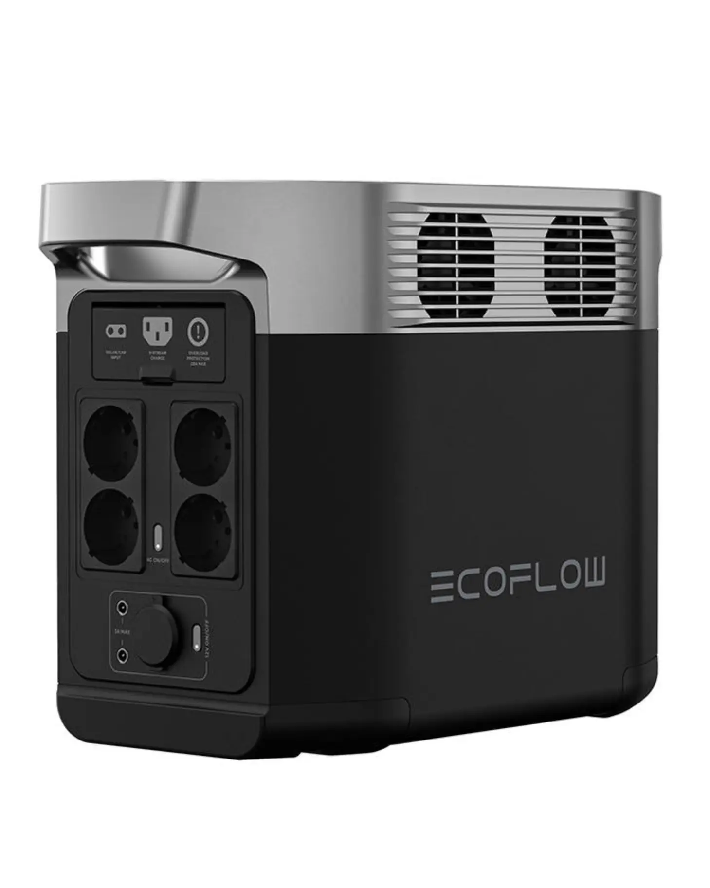 Przenośna stacja zasilania EcoFlow DELTA 2 - widok wejsć i wyjść