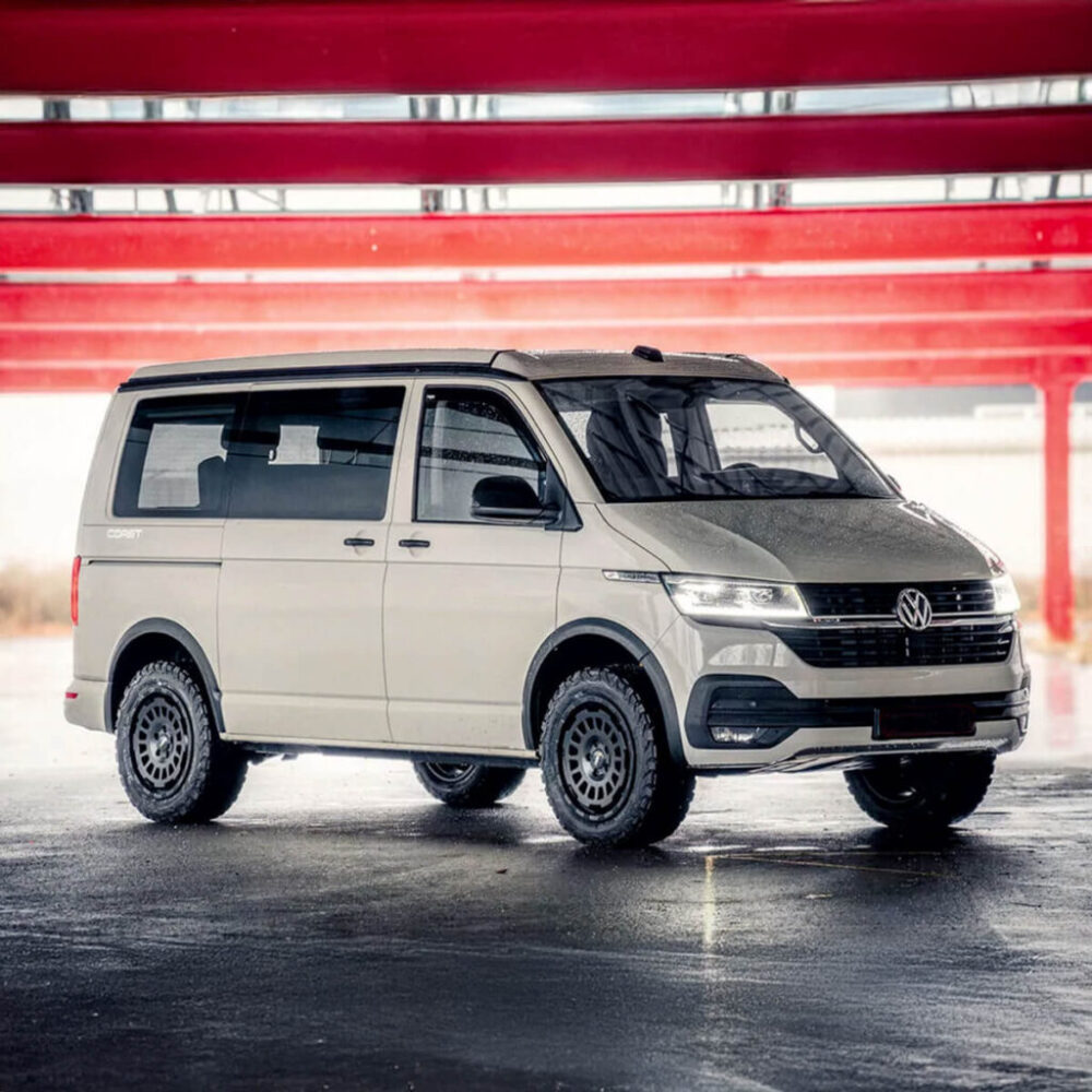 Twin monotube projekt lift gwintowane zawieszenie podnoszące VW T5, T6 i T6.1 bez DCC