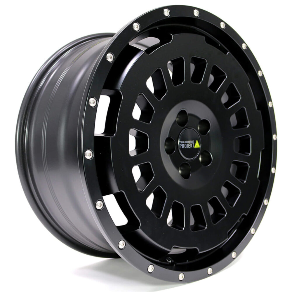 TWIN-MONOTUBE-PROJEKT-AT20 , 9x20 CALE W JEDWABIŚCIE SATYNOWEJ CZERNI