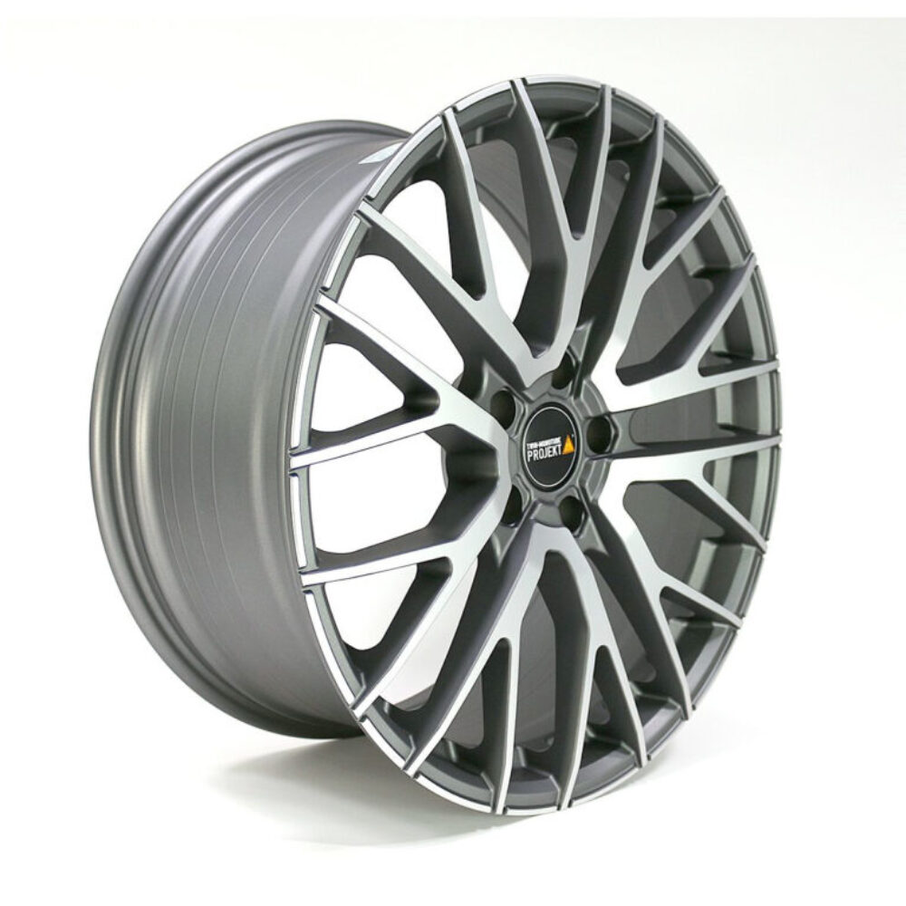 Felga Twin-Monotube-Projekt 20.2 9×20 — gunmetal szczotkowany front, lekko wklęsła | VW T5, T6, T6.1