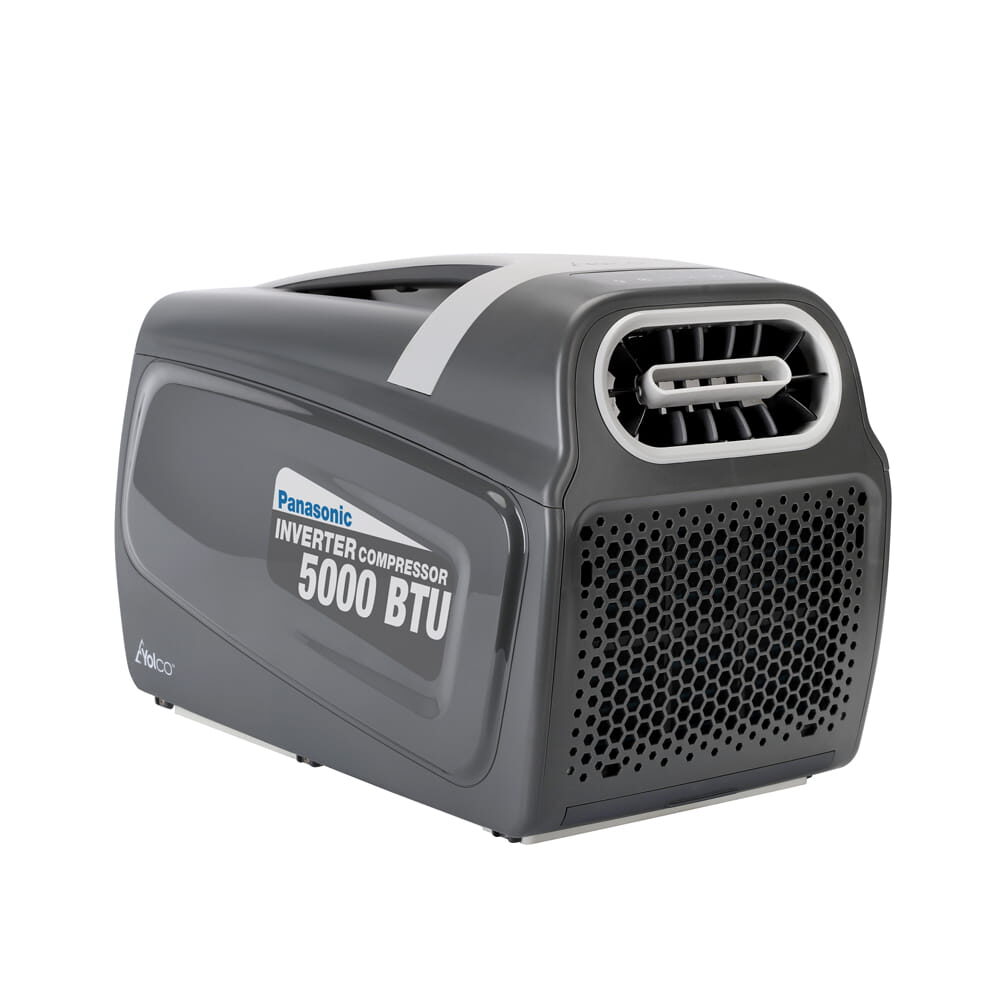 Klimatyzator przenośny Yolco TC590 do kampera — 48 V, 1500 W chłodzenia, aplikacja