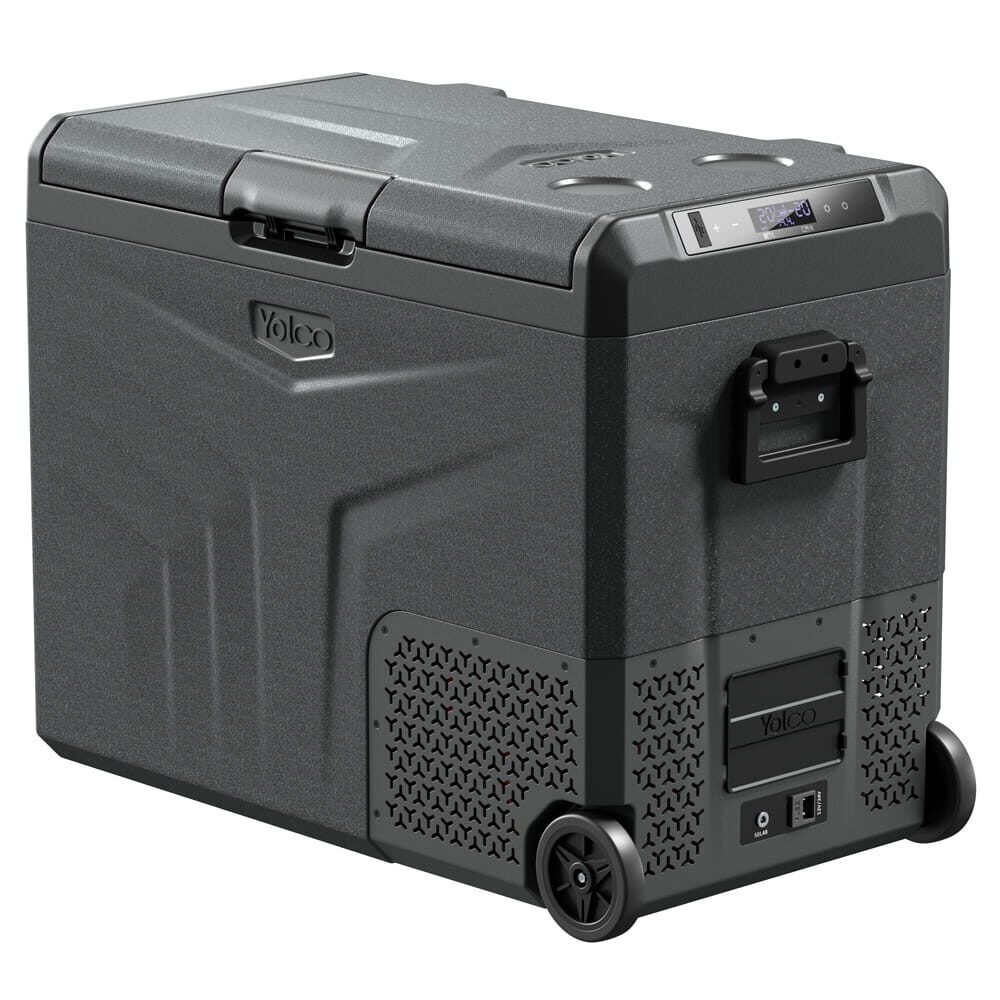 Lodówka kompresorowa Yolco TCX60 60 l — dwie komory, wejście solarne, USB