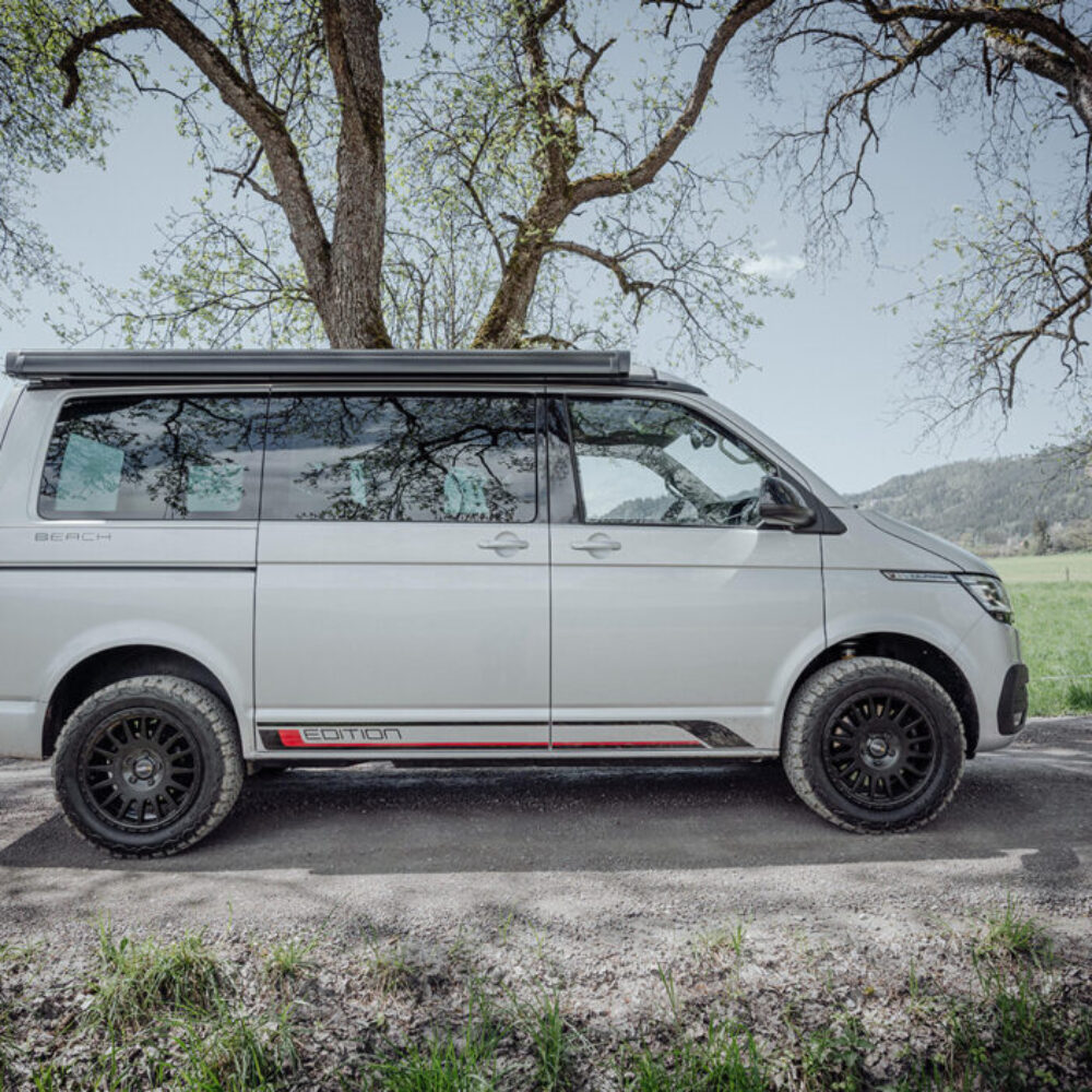Felga terenowa Twin-Monotube-Projekt-AT2 8×18 — czarny | VW T5, T6, T6.1, Crafter