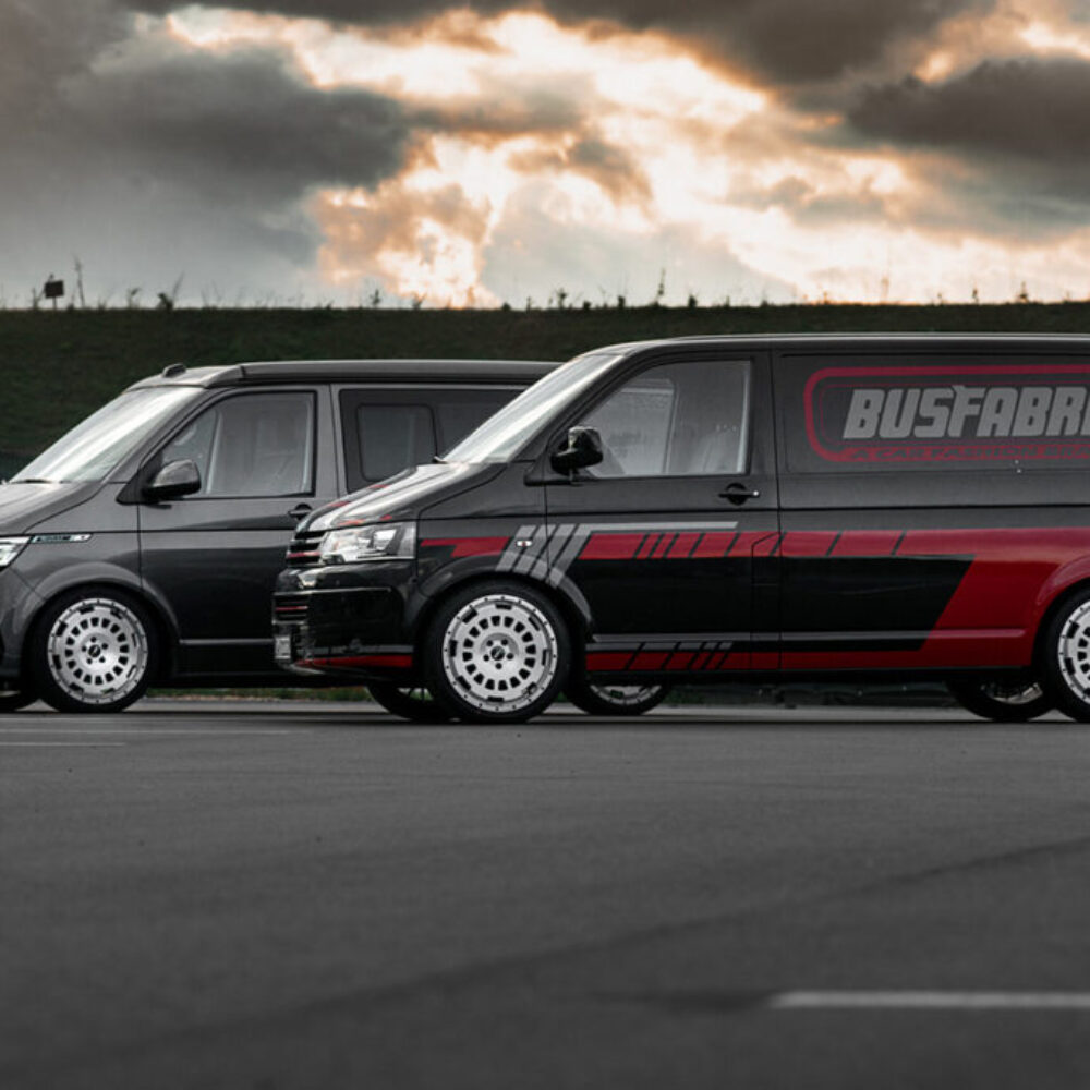 Felga terenowa Twin-Monotube-Projekt-AT20-ZERO 9×20 — czarny satynowy | VW T5, T6, T6.1