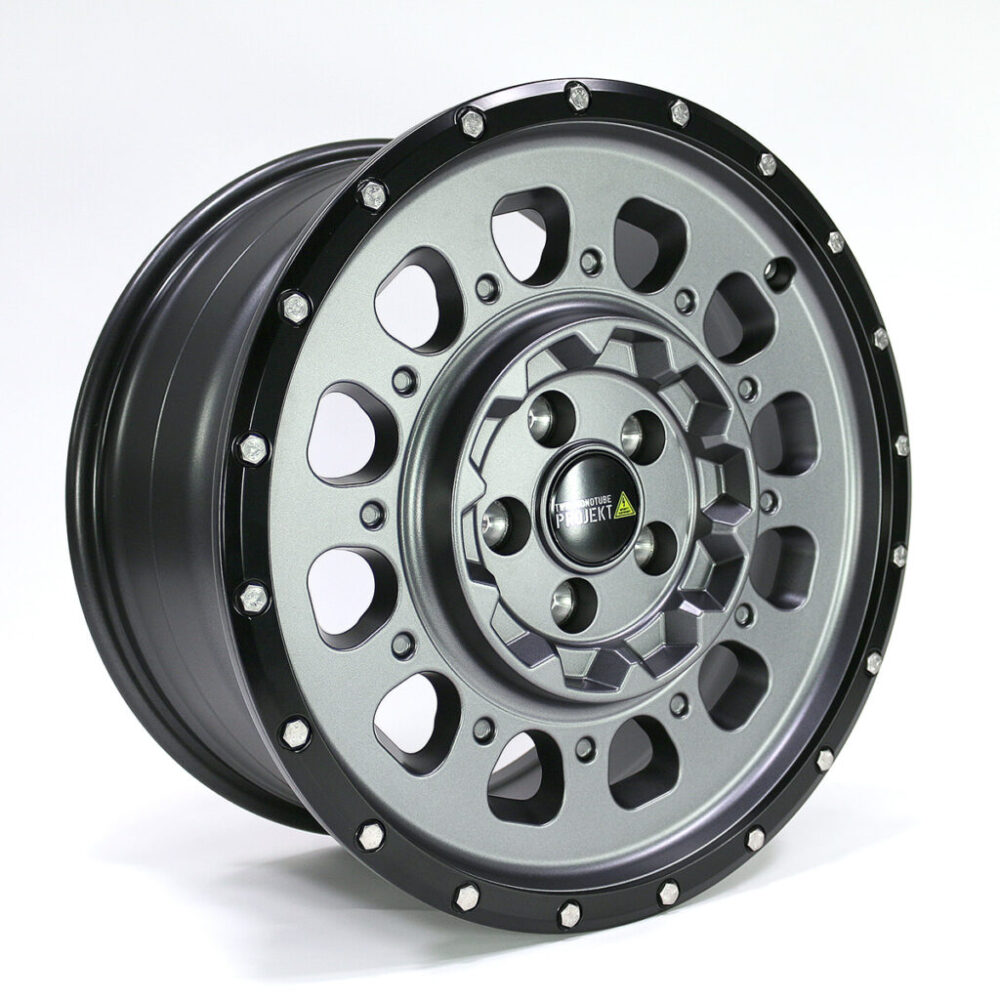 Felga terenowa Twin-Monotube-Projekt-AT3-HD 8,5×18 Heavy Duty — STONE | VW T5, T6, T6.1, Amarok