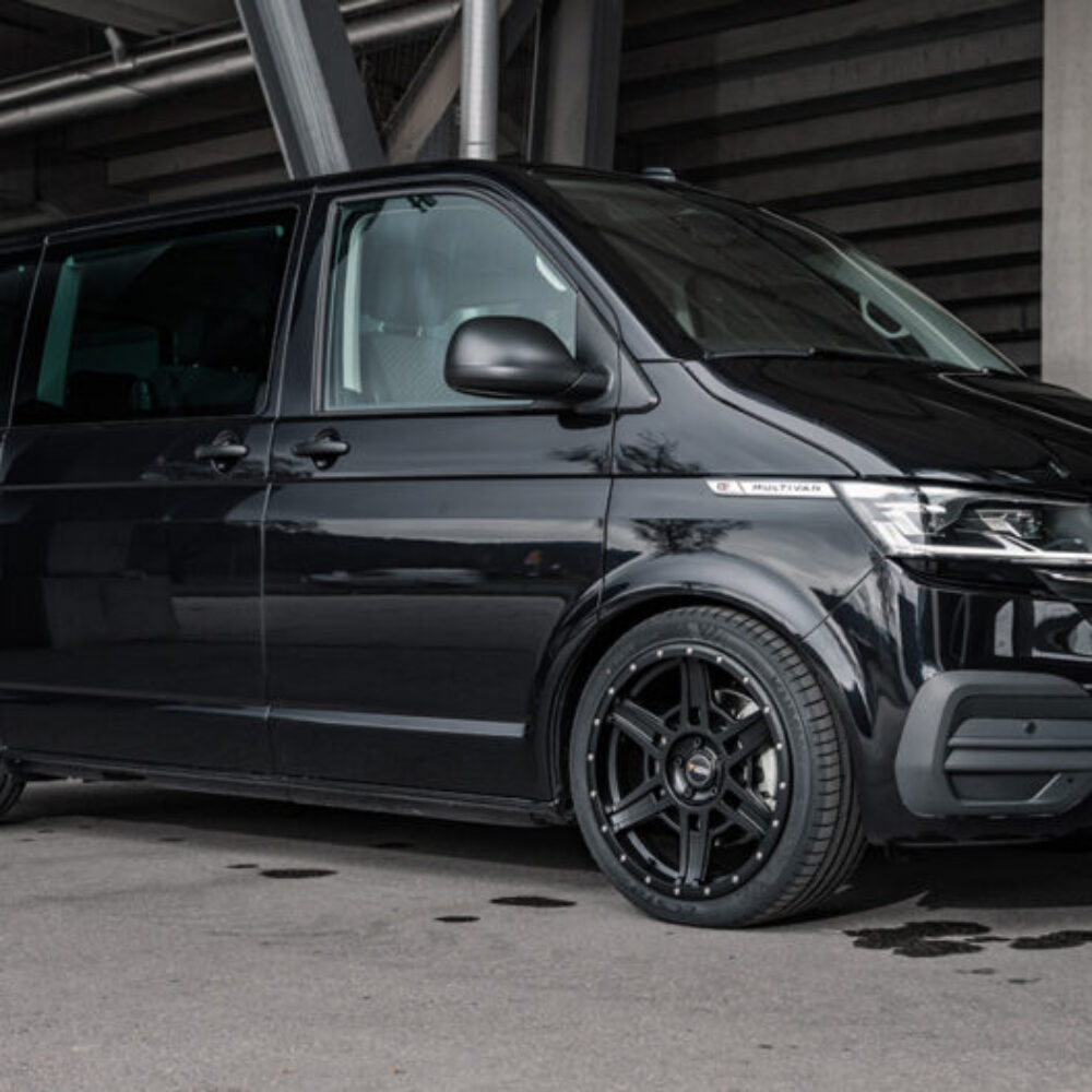 Felga terenowa Twin-Monotube-Projekt-AT5-20 9×20 wklęsła — czarny satynowy | VW T5, T6, T6.1