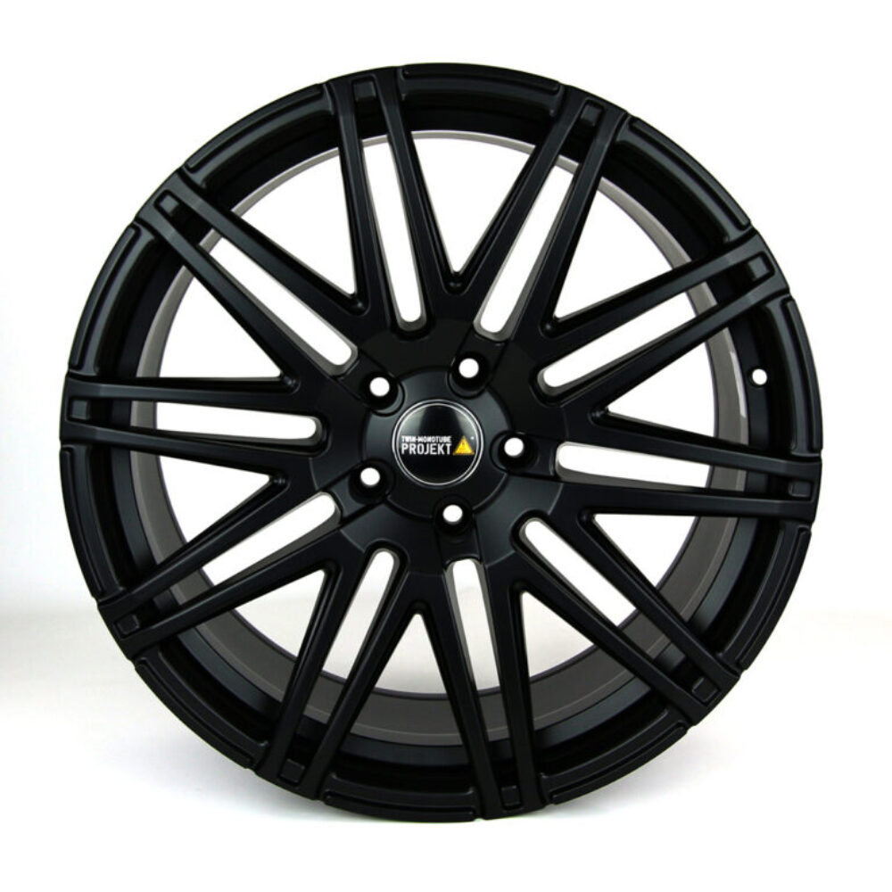 Felga Twin-Monotube-Projekt 9×20 — czarny satynowy, deep concave | VW T5, T6, T6.1