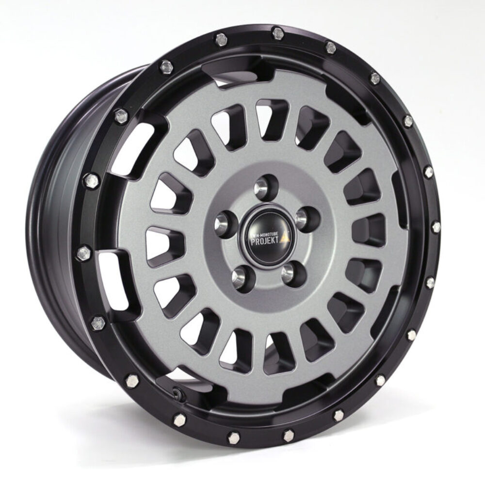 Felga terenowa Twin-Monotube-Projekt-AT18 8×18 — STONE | VW T5, T6, T6.1, Amarok