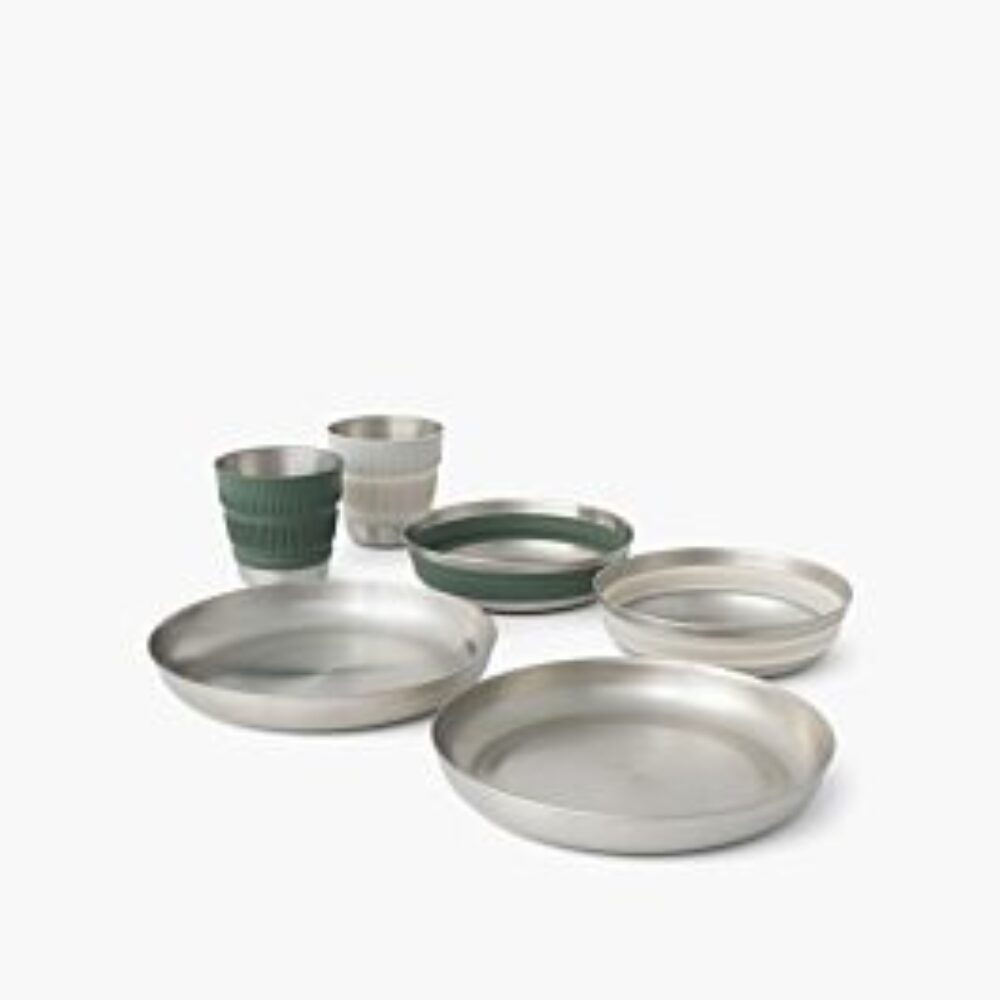 Zestaw naczyń kempingowych Sea to Summit Detour Collapsible Dinnerware (2 os.)